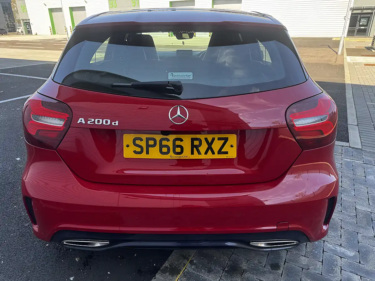 Used 2016 Mercedes-Benz a Class AMG Line (premium) Red - Interior and Exterior details 6