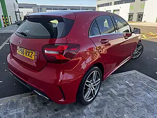 Used 2016 Mercedes-Benz a Class AMG Line (premium) Red - Interior and Exterior details 7