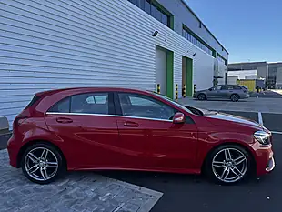 Used 2016 Mercedes-Benz a Class AMG Line (premium) Red - Interior and Exterior details 8