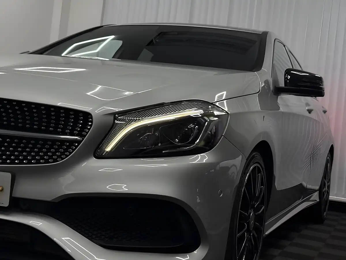 Used 2016 Mercedes-Benz a Class AMG Line Premium Silver - Interior and Exterior details 5