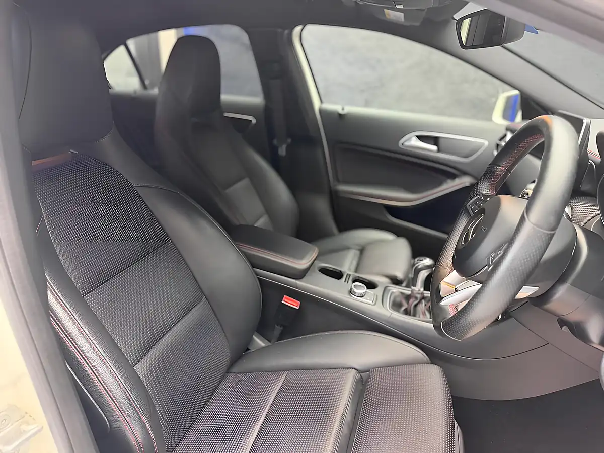 Used 2016 Mercedes-Benz a Class AMG Line (premium) White - Interior and Exterior details 11