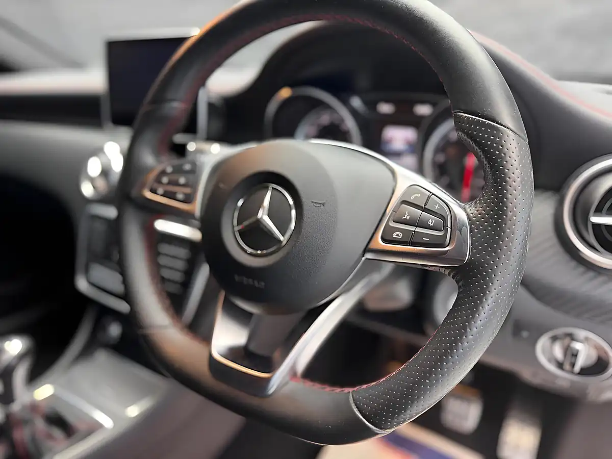 Used 2016 Mercedes-Benz a Class AMG Line (premium) White - Interior and Exterior details 12