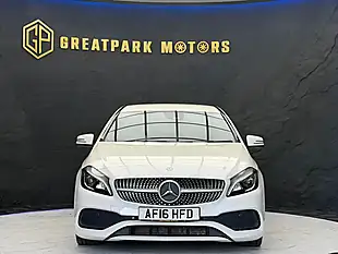 Used 2016 Mercedes-Benz a Class AMG Line (premium) White - Interior and Exterior details 2