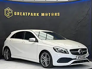 Used 2016 Mercedes-Benz a Class AMG Line (premium) White - Interior and Exterior details 3