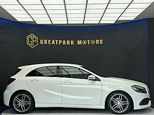 Used 2016 Mercedes-Benz a Class AMG Line (premium) White - Interior and Exterior details 4