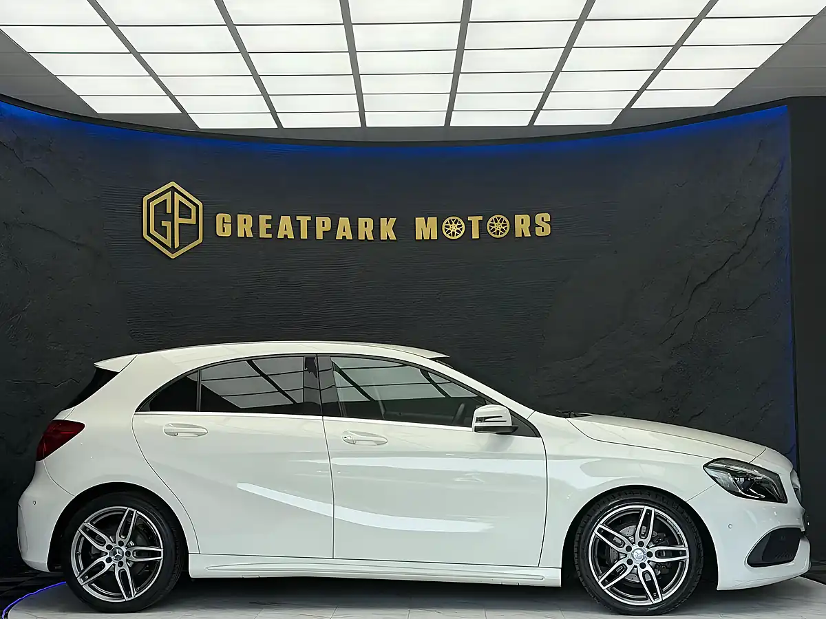 Used 2016 Mercedes-Benz a Class AMG Line (premium) White - Interior and Exterior details 4