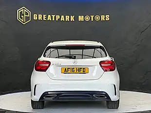 Used 2016 Mercedes-Benz a Class AMG Line (premium) White - Interior and Exterior details 6