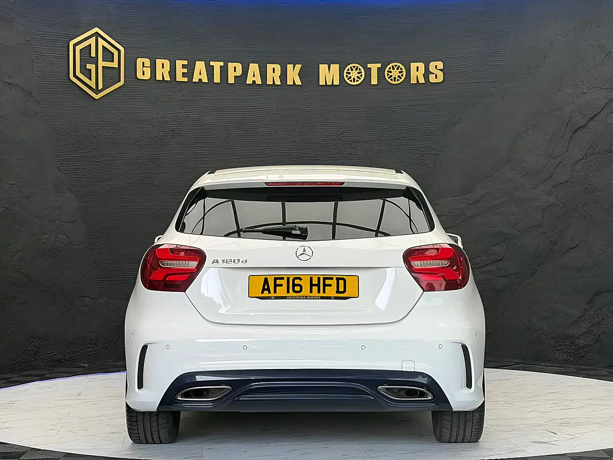 Used 2016 Mercedes-Benz a Class AMG Line (premium) White - Interior and Exterior details 6