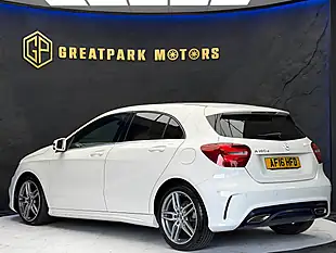 Used 2016 Mercedes-Benz a Class AMG Line (premium) White - Interior and Exterior details 7