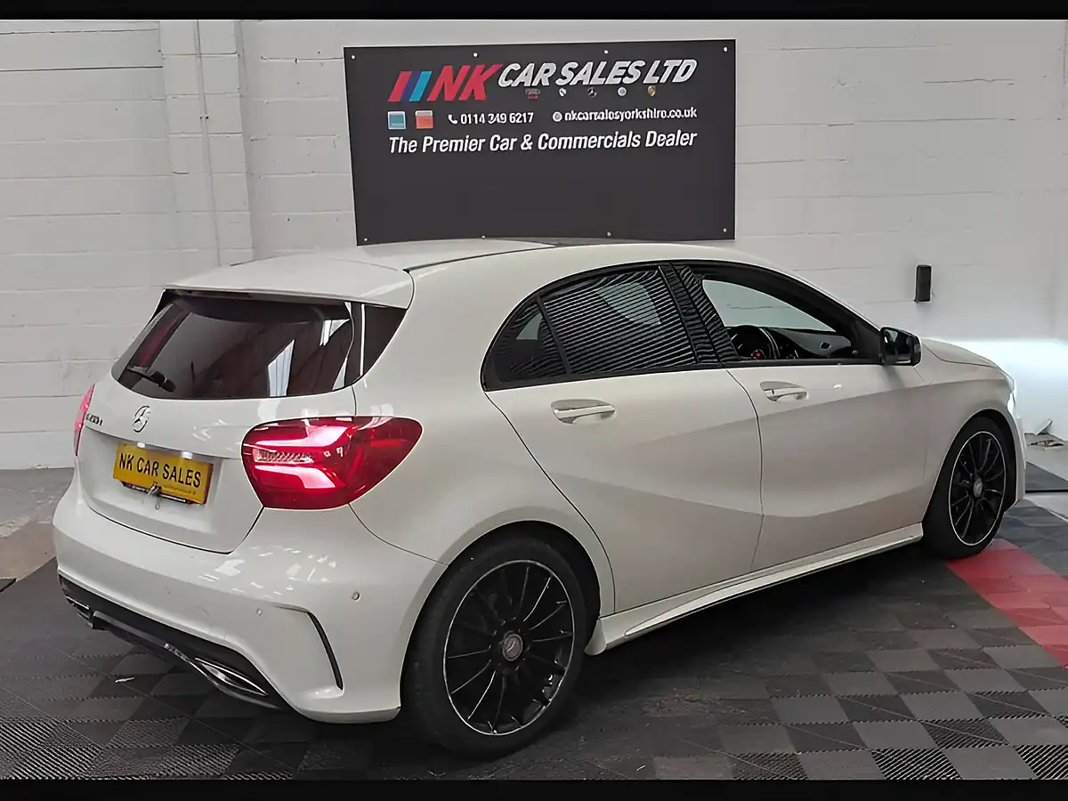 Used 2016 Mercedes-Benz a Class AMG Line Premium+ White - Interior and Exterior details 10
