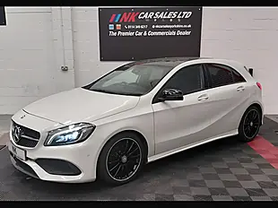 Used 2016 Mercedes-Benz a Class AMG Line Premium+ White - Interior and Exterior details 3