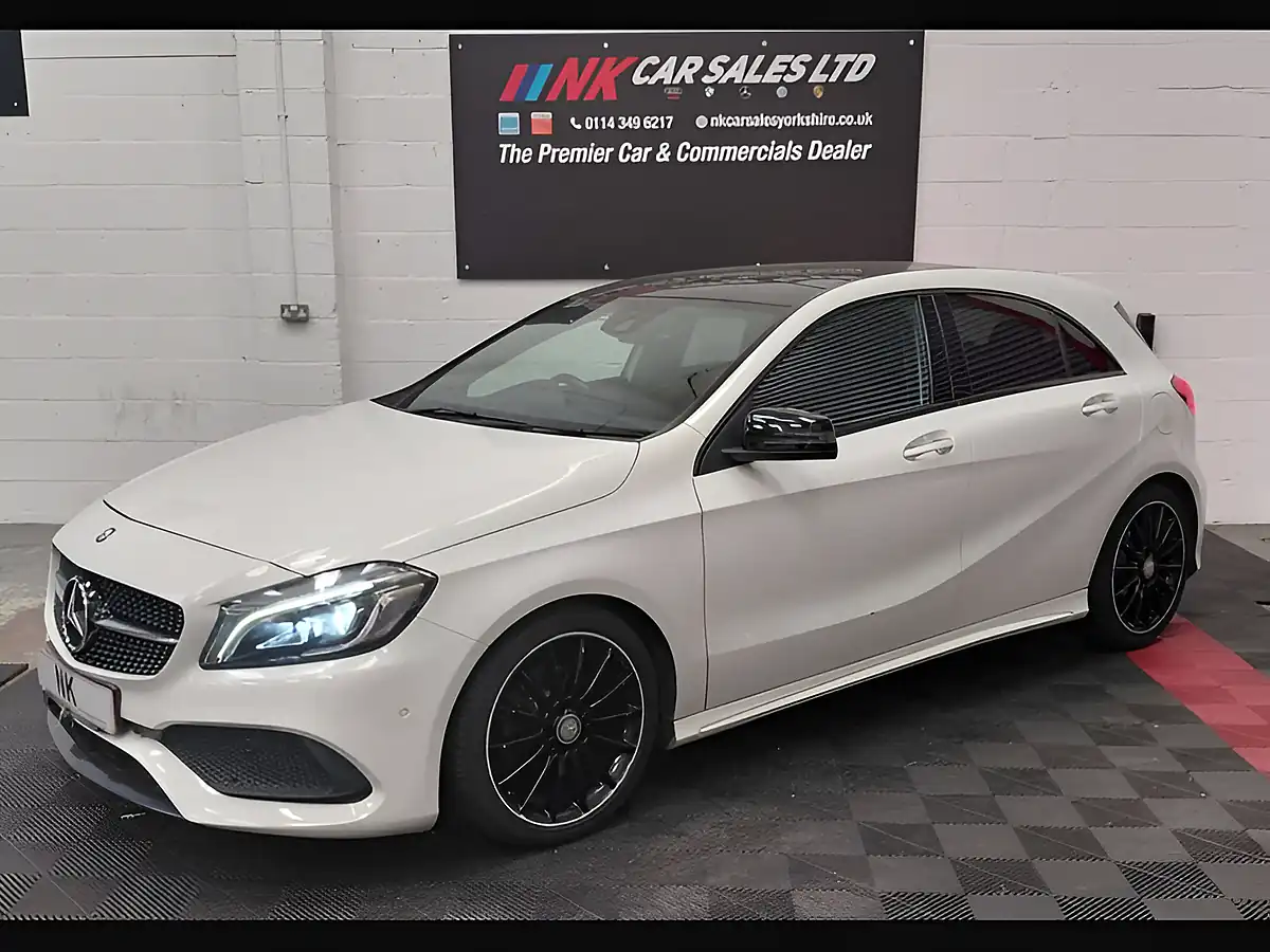 Used 2016 Mercedes-Benz a Class AMG Line Premium+ White - Interior and Exterior details 3