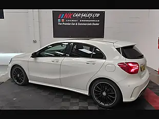 Used 2016 Mercedes-Benz a Class AMG Line Premium+ White - Interior and Exterior details 4