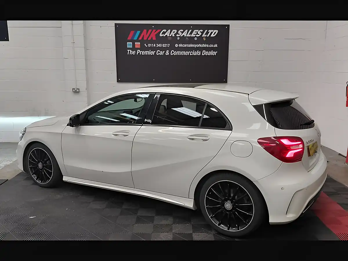 Used 2016 Mercedes-Benz a Class AMG Line Premium+ White - Interior and Exterior details 4
