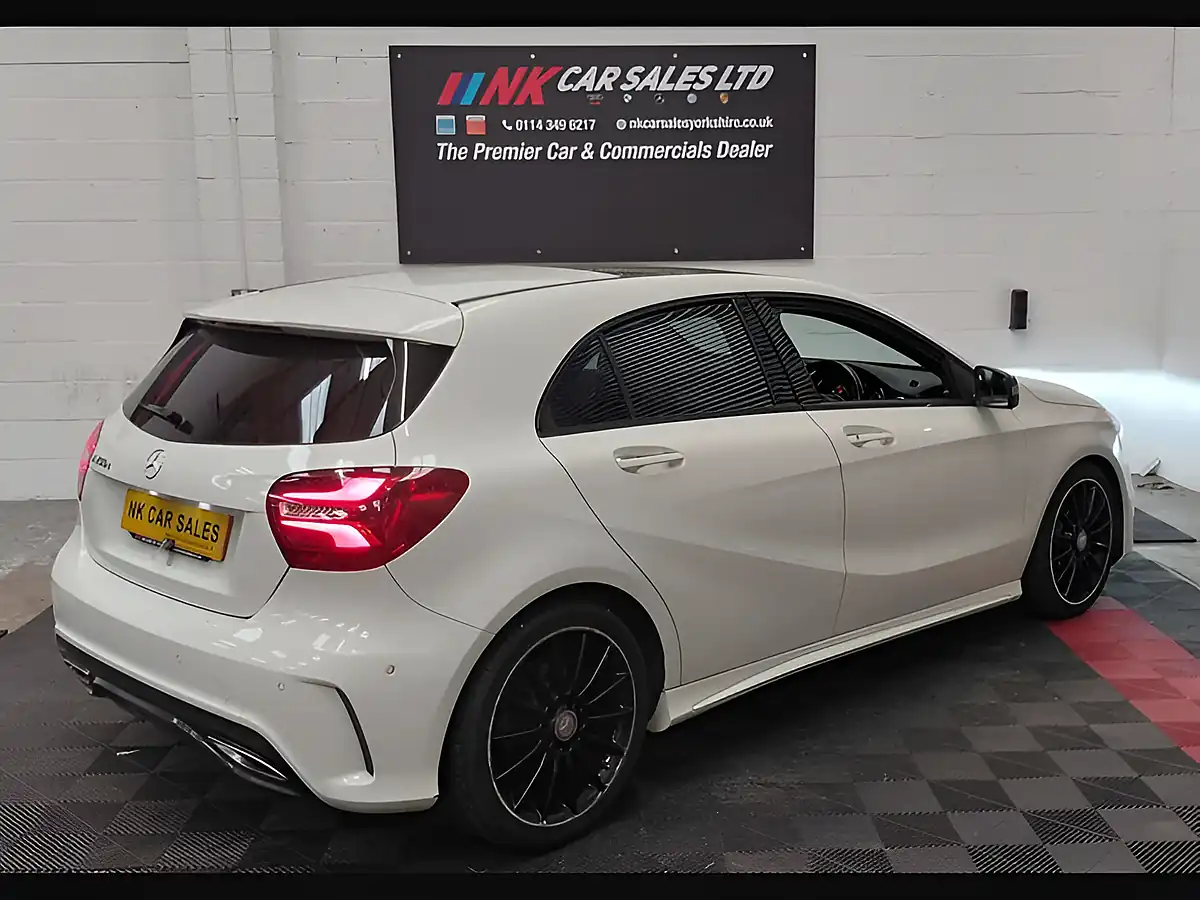 Used 2016 Mercedes-Benz a Class AMG Line Premium+ White - Interior and Exterior details 5