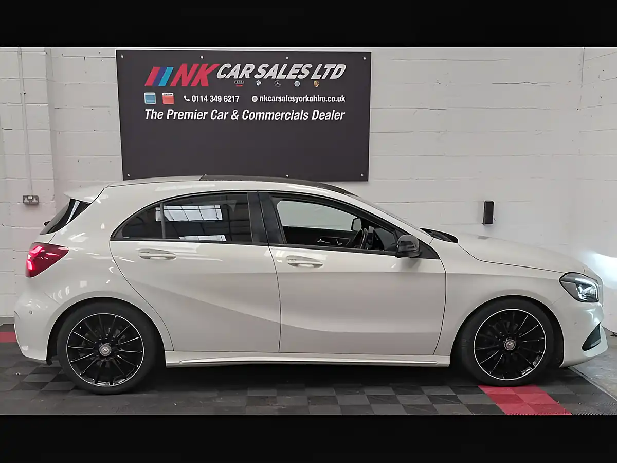 Used 2016 Mercedes-Benz a Class AMG Line Premium+ White - Interior and Exterior details 6