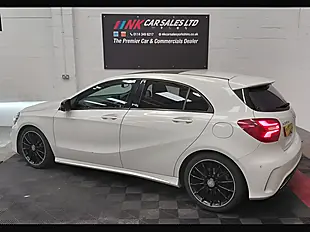 Used 2016 Mercedes-Benz a Class AMG Line Premium+ White - Interior and Exterior details 7