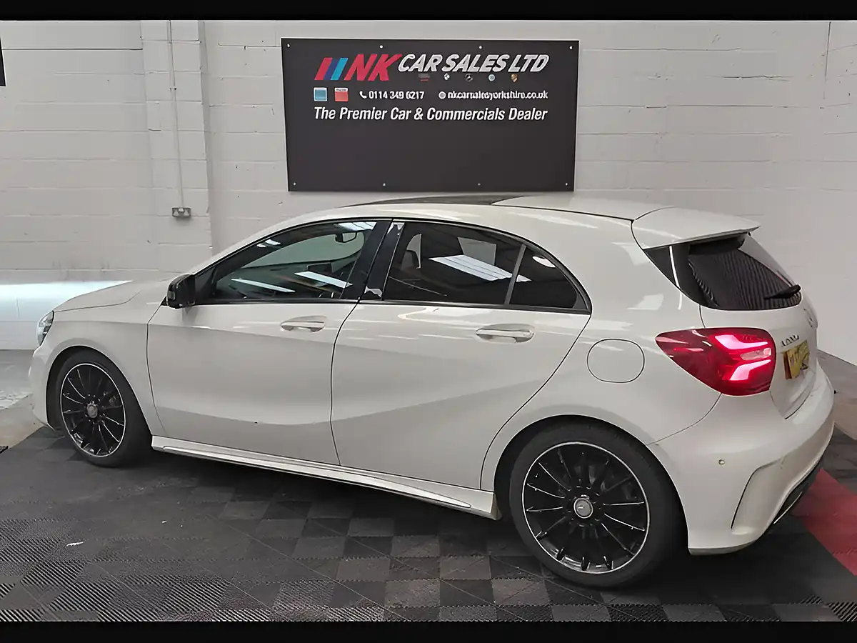 Used 2016 Mercedes-Benz a Class AMG Line Premium+ White - Interior and Exterior details 7