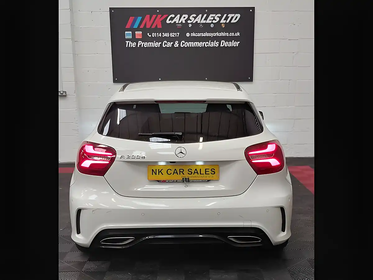 Used 2016 Mercedes-Benz a Class AMG Line Premium+ White - Interior and Exterior details 8