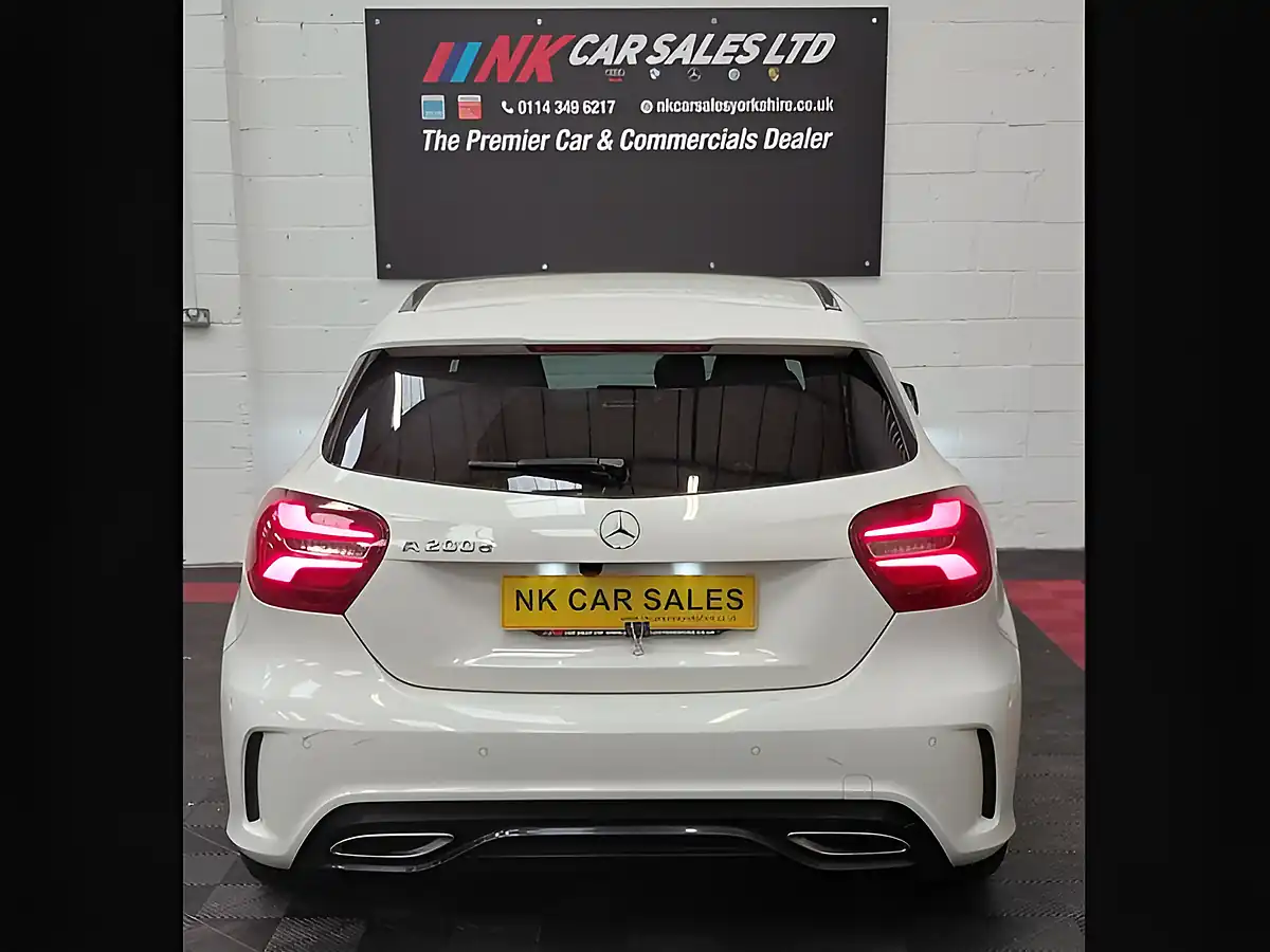 Used 2016 Mercedes-Benz a Class AMG Line Premium+ White - Interior and Exterior details 9