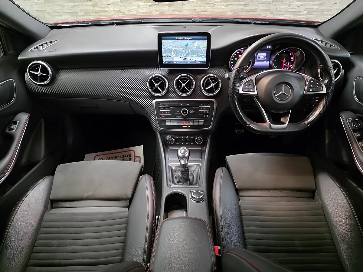 Used 2016 Mercedes-Benz a Class AMG Line Red - Interior and Exterior details 11