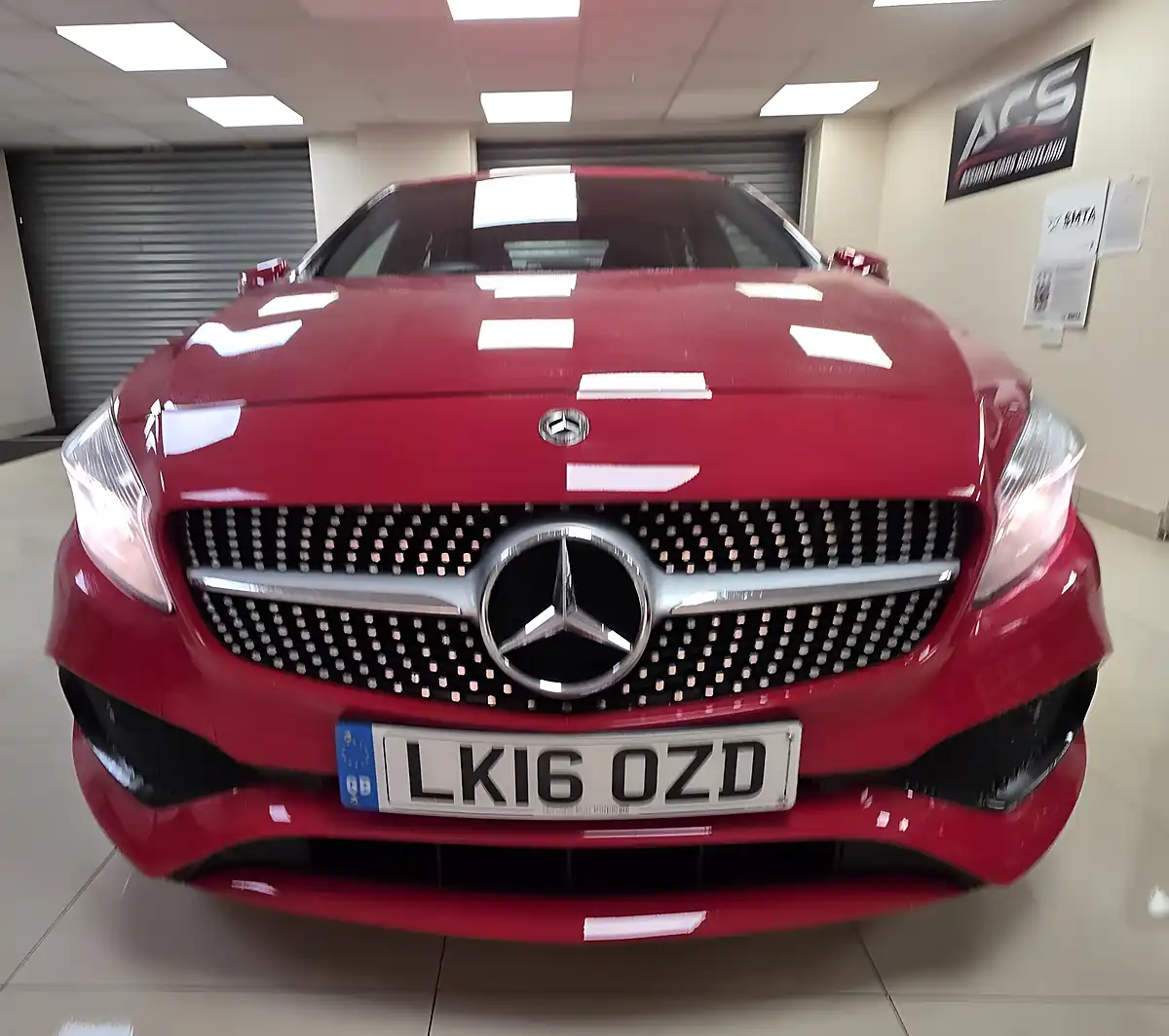 Used 2016 Mercedes-Benz a Class AMG Line Red - Interior and Exterior details 13