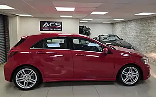 Used 2016 Mercedes-Benz a Class AMG Line Red - Interior and Exterior details 14