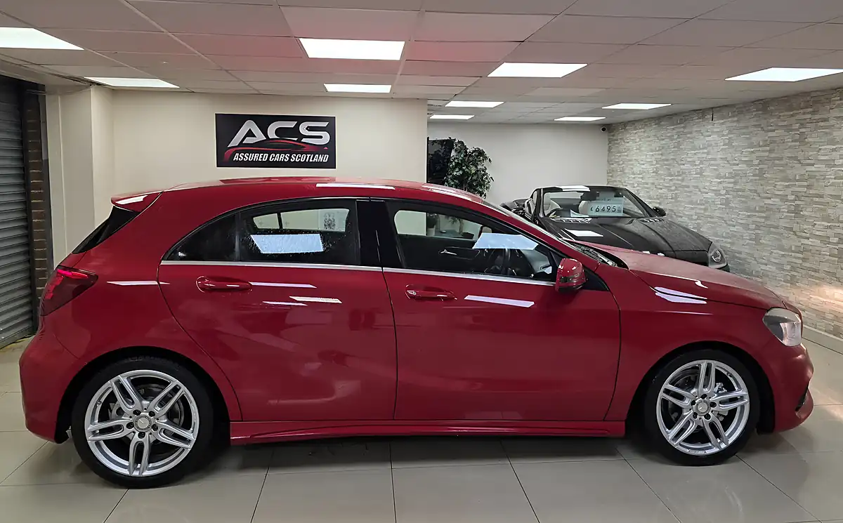 Used 2016 Mercedes-Benz a Class AMG Line Red - Interior and Exterior details 14