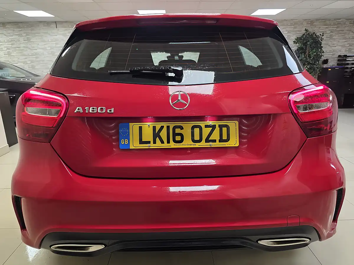Used 2016 Mercedes-Benz a Class AMG Line Red - Interior and Exterior details 15