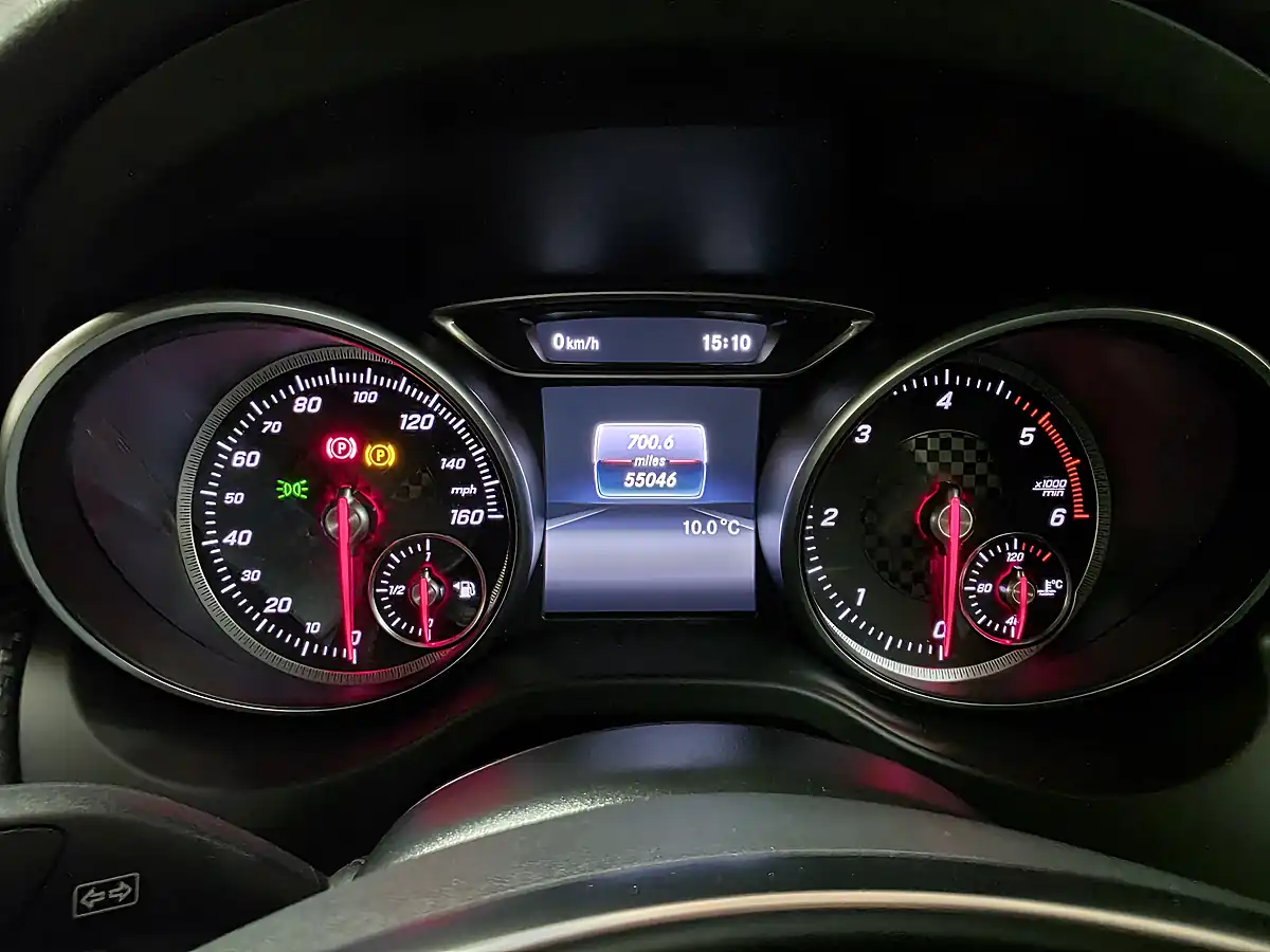 Used 2016 Mercedes-Benz a Class AMG Line Red - Interior and Exterior details 16
