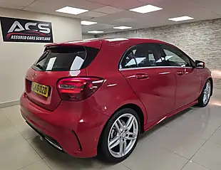 Used 2016 Mercedes-Benz a Class AMG Line Red - Interior and Exterior details 3