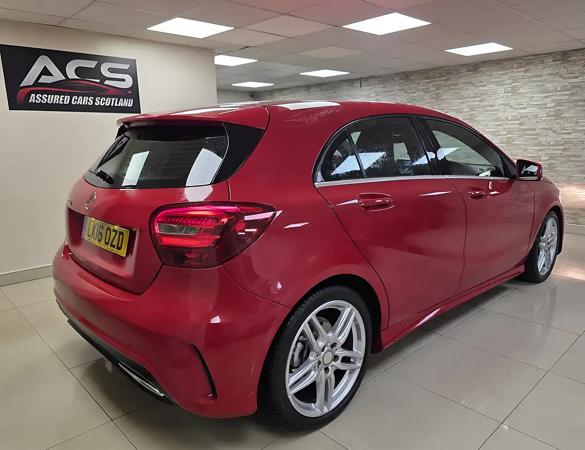 Used 2016 Mercedes-Benz a Class AMG Line Red - Interior and Exterior details 3