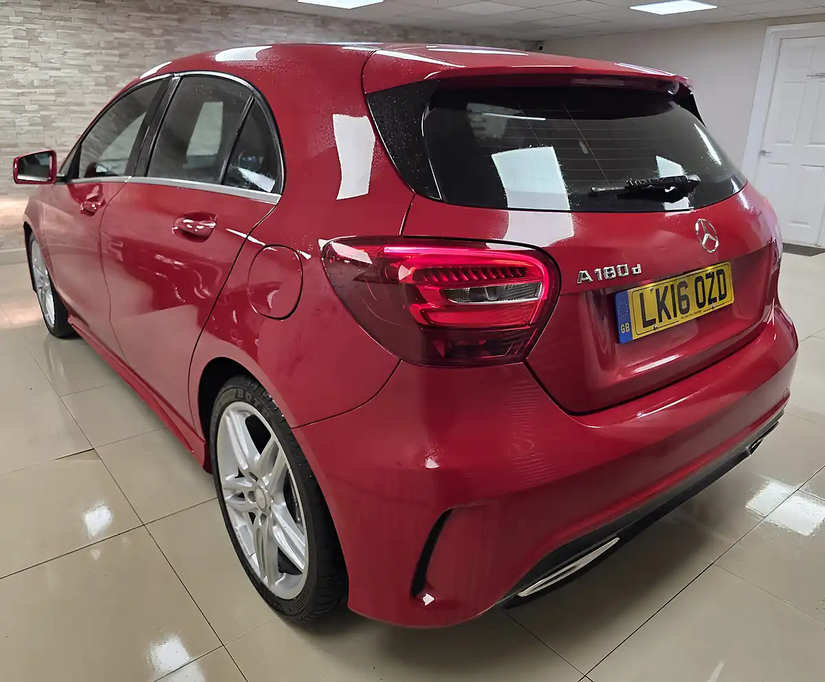 Used 2016 Mercedes-Benz a Class AMG Line Red - Interior and Exterior details 4