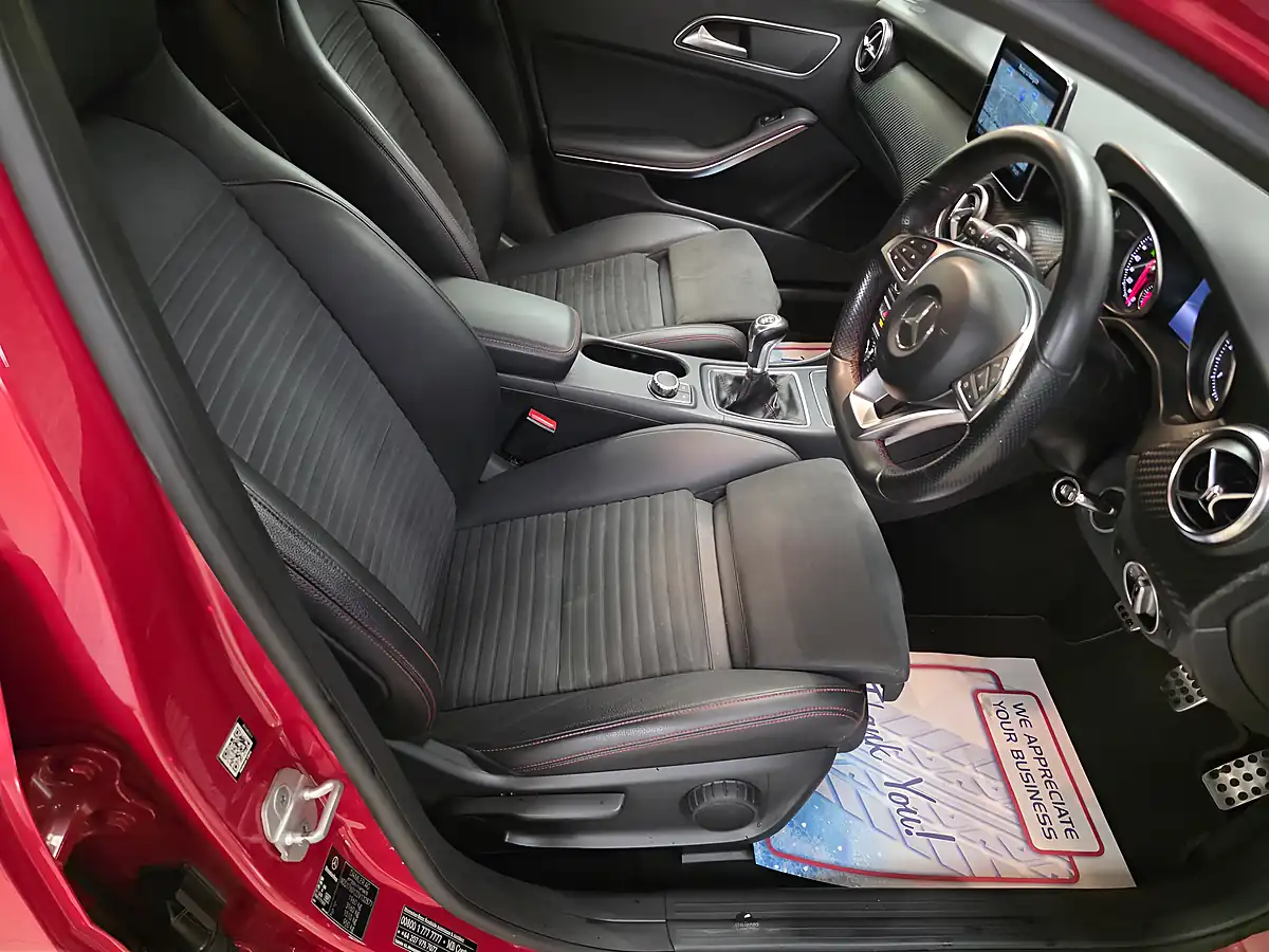 Used 2016 Mercedes-Benz a Class AMG Line Red - Interior and Exterior details 7