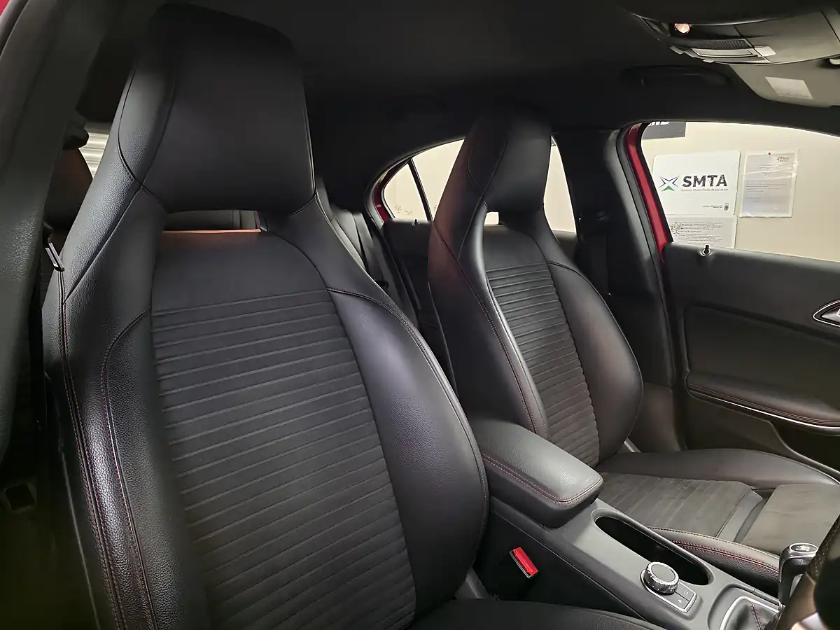 Used 2016 Mercedes-Benz a Class AMG Line Red - Interior and Exterior details 8