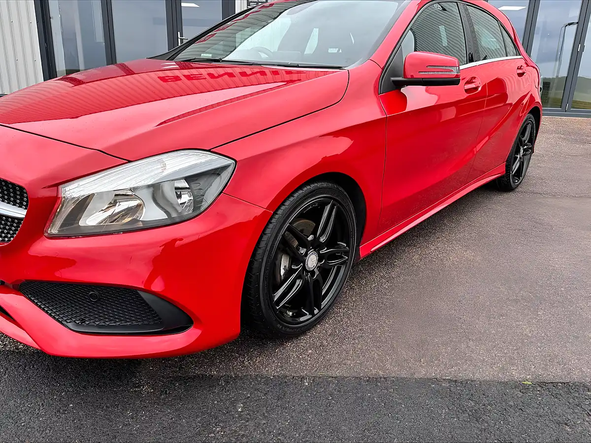 Used 2016 Mercedes-Benz a Class AMG Line Red - Interior and Exterior details 10