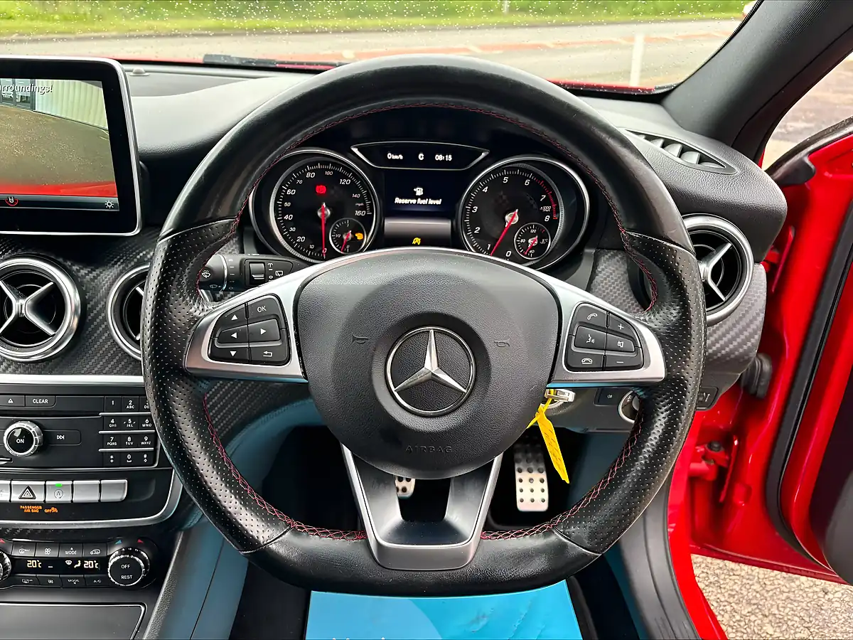 Used 2016 Mercedes-Benz a Class AMG Line Red - Interior and Exterior details 15
