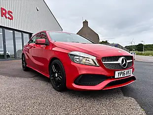 Used 2016 Mercedes-Benz a Class AMG Line Red - Interior and Exterior details 2