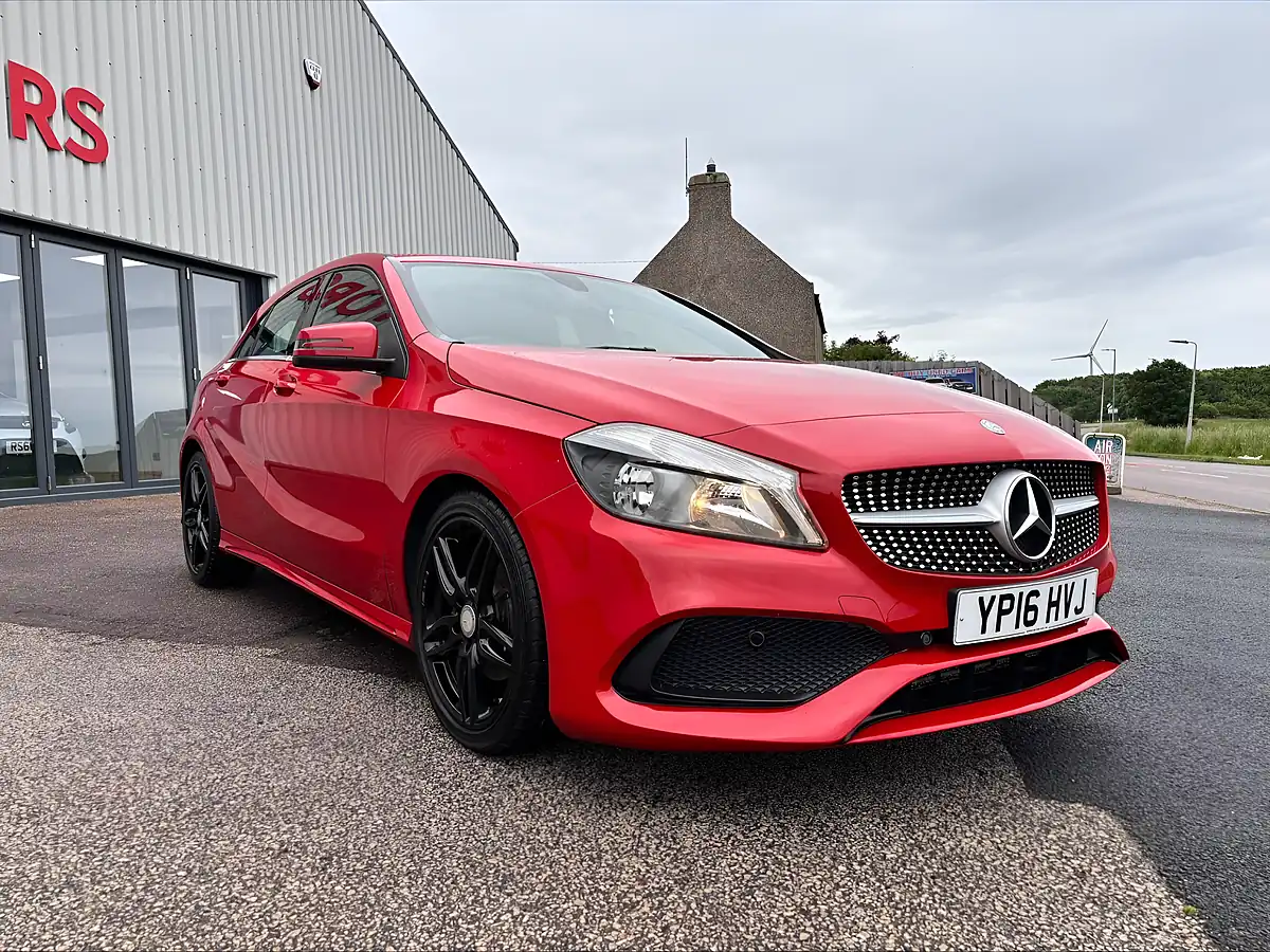 Used 2016 Mercedes-Benz a Class AMG Line Red - Interior and Exterior details 2