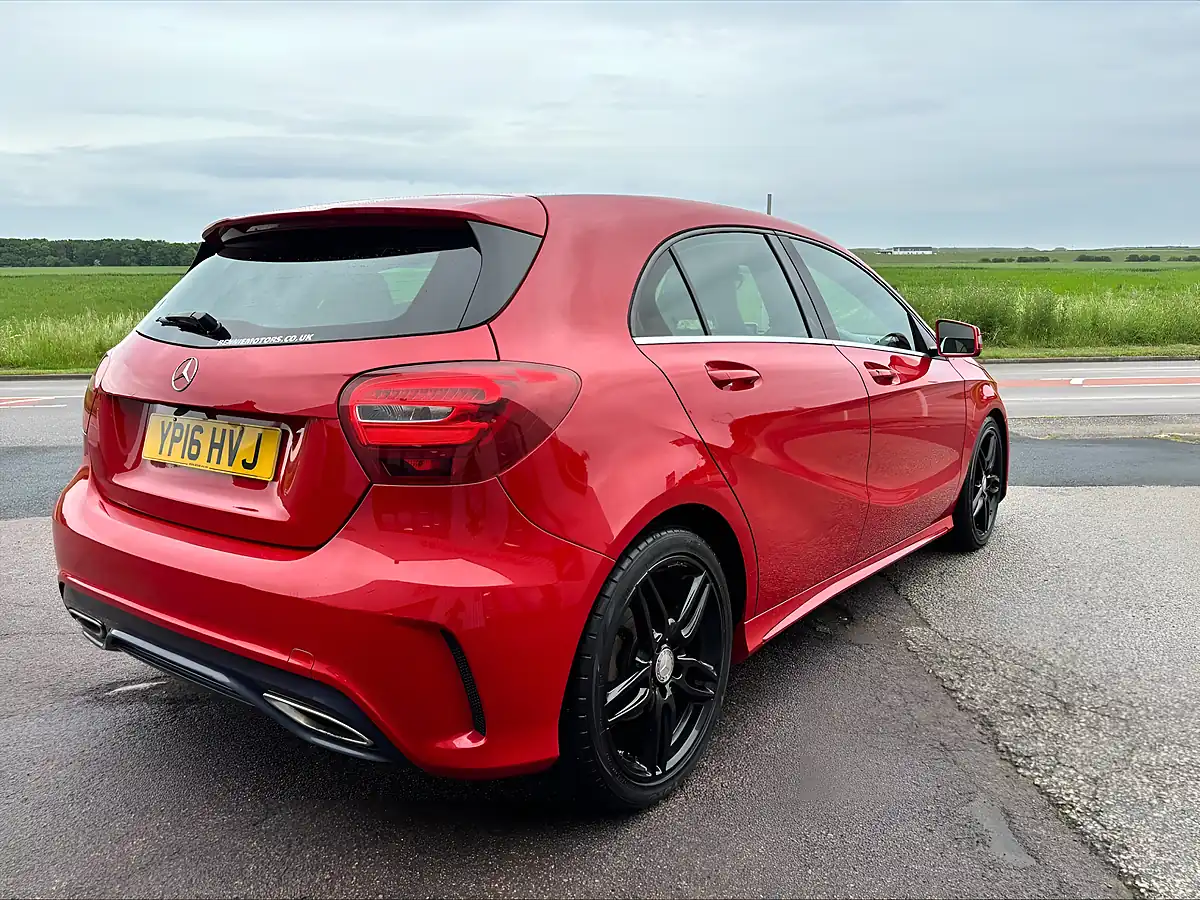 Used 2016 Mercedes-Benz a Class AMG Line Red - Interior and Exterior details 3