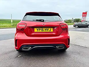 Used 2016 Mercedes-Benz a Class AMG Line Red - Interior and Exterior details 4
