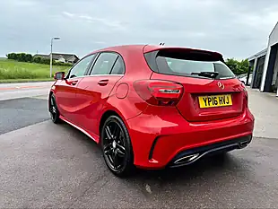 Used 2016 Mercedes-Benz a Class AMG Line Red - Interior and Exterior details 5