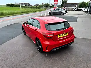 Used 2016 Mercedes-Benz a Class AMG Line Red - Interior and Exterior details 6