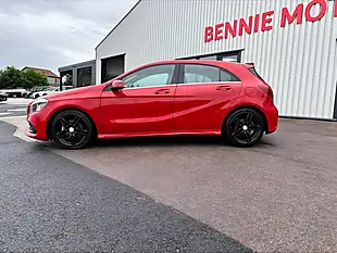 Used 2016 Mercedes-Benz a Class AMG Line Red - Interior and Exterior details 7