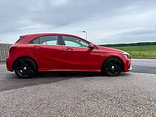 Used 2016 Mercedes-Benz a Class AMG Line Red - Interior and Exterior details 8