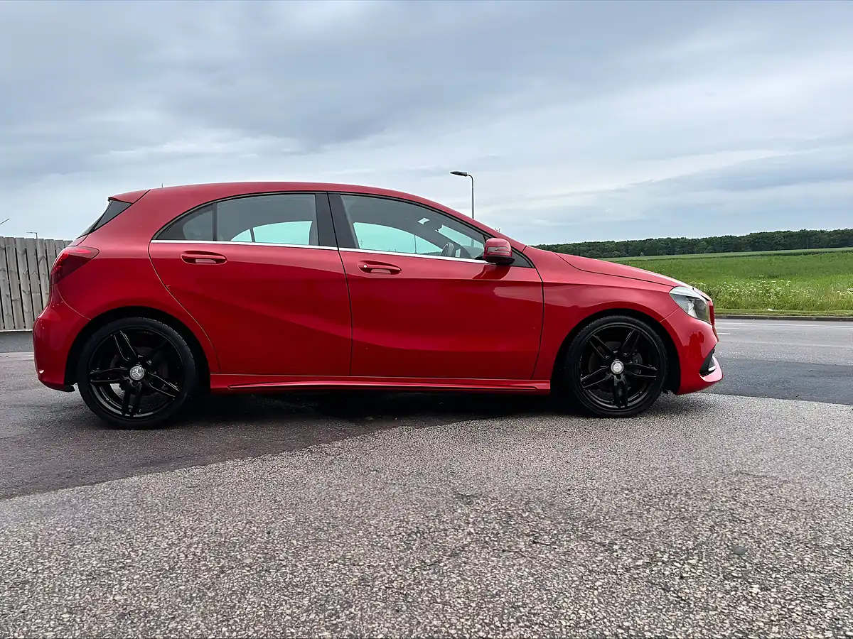 Used 2016 Mercedes-Benz a Class AMG Line Red - Interior and Exterior details 8