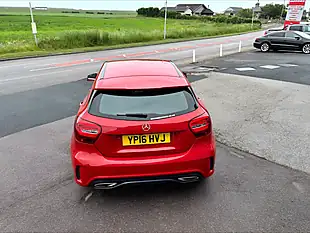 Used 2016 Mercedes-Benz a Class AMG Line Red - Interior and Exterior details 9