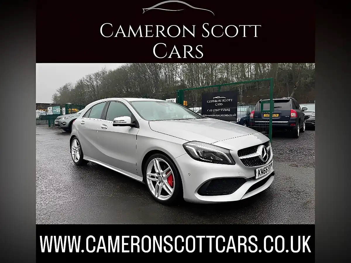 Used 2016 Mercedes-Benz a Class AMG Line Silver - Front View