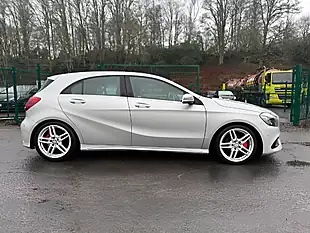 Used 2016 Mercedes-Benz a Class AMG Line Silver - Interior and Exterior details 10