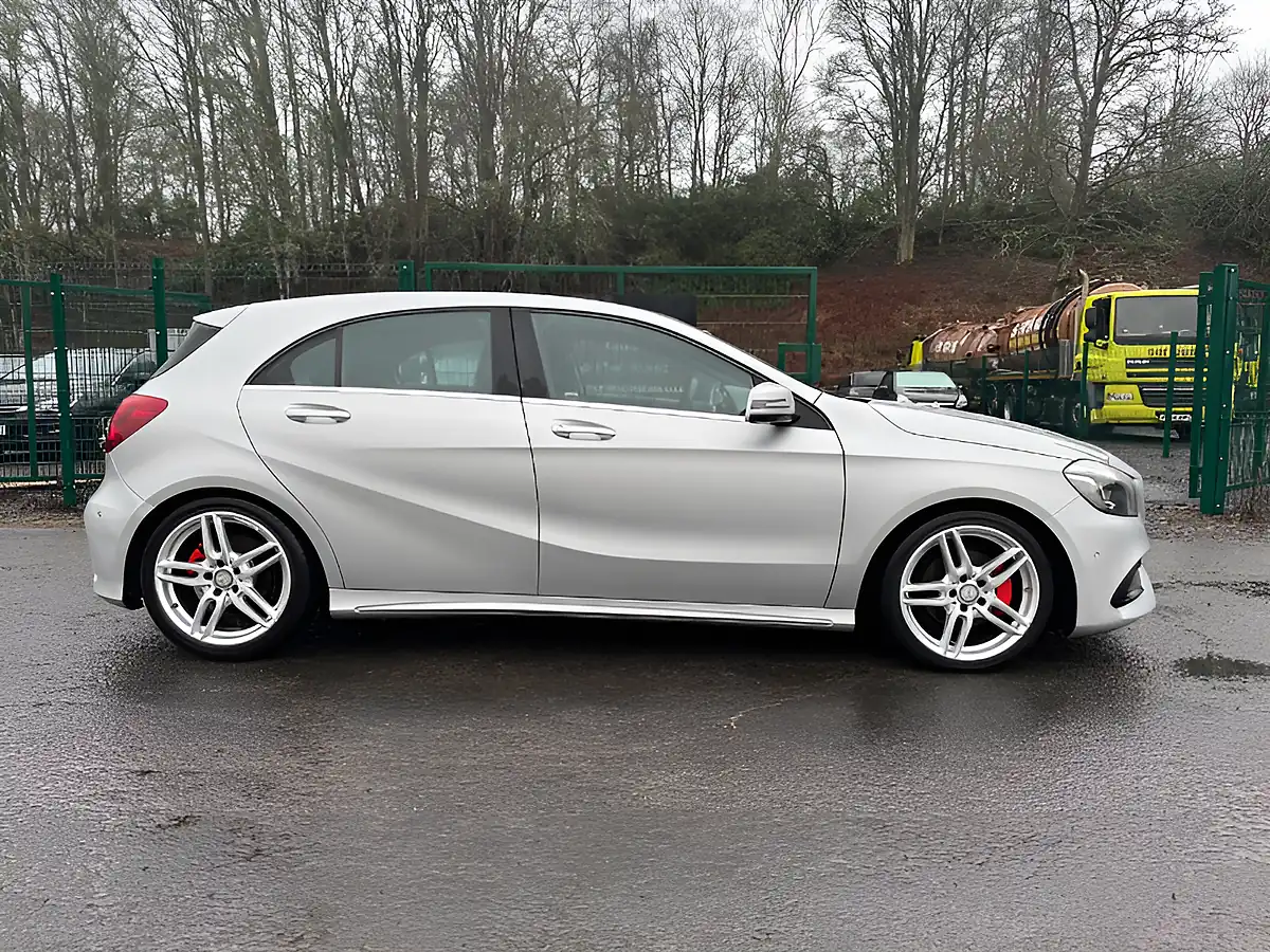 Used 2016 Mercedes-Benz a Class AMG Line Silver - Interior and Exterior details 10